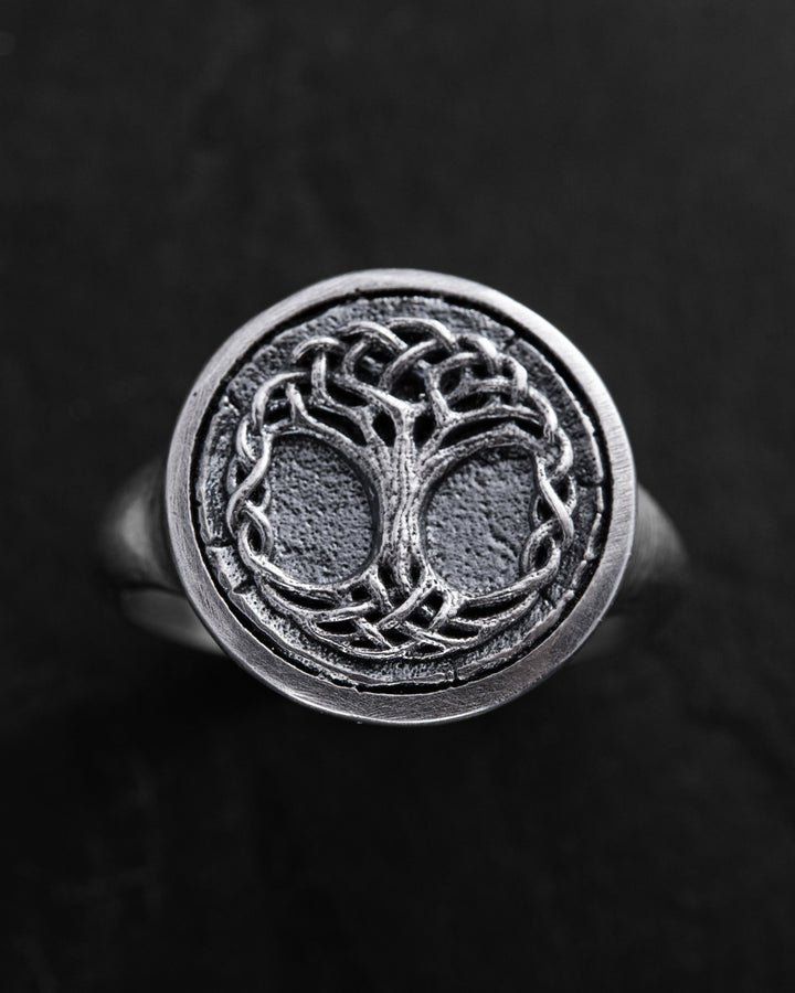Silver ring YGGDRASIL TREE OF LIFE