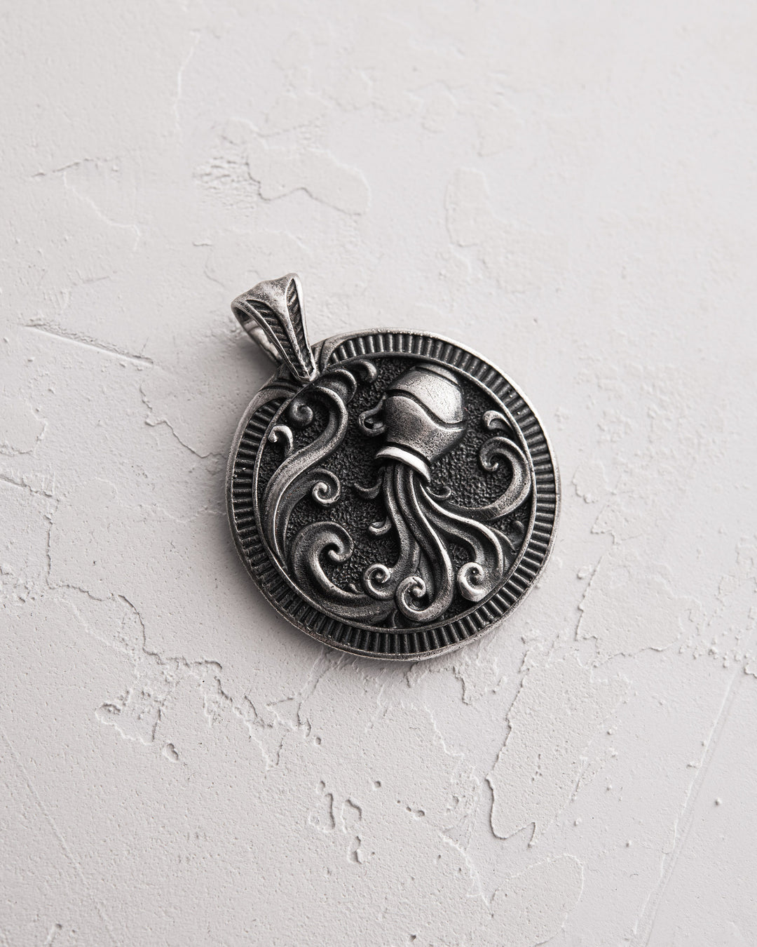 Silver pendant Zodiac sign - AQUARIUS