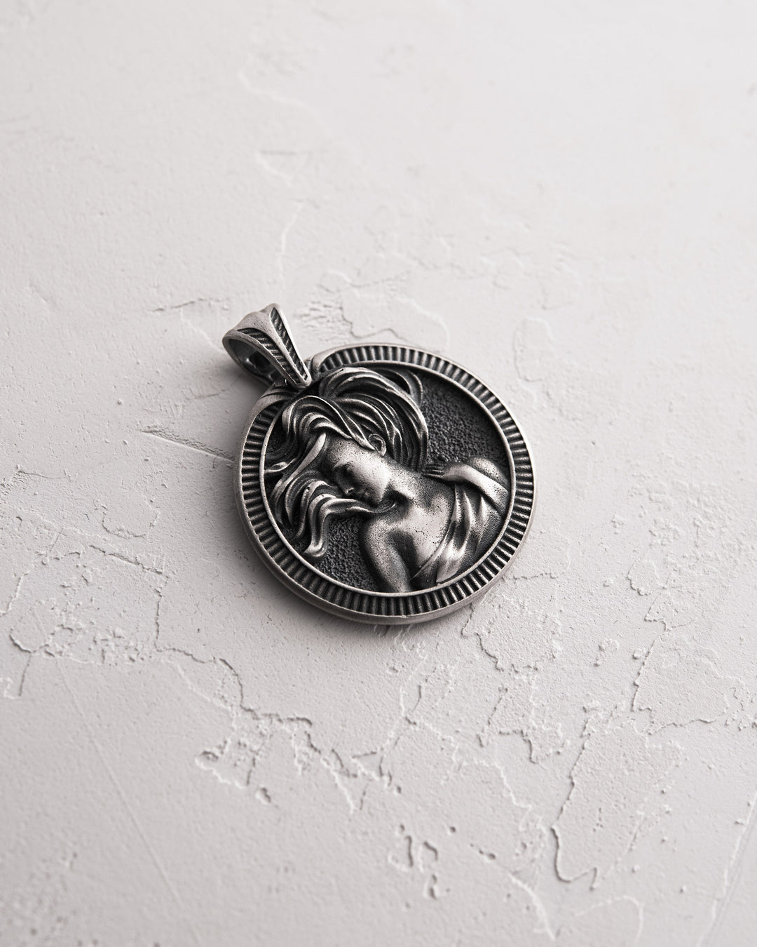 Silver pendant Zodiac sign - VIRGO