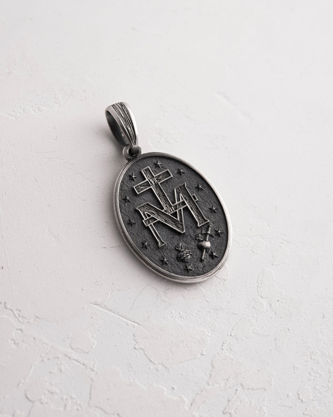 Silver VIRGIN MARY pendant