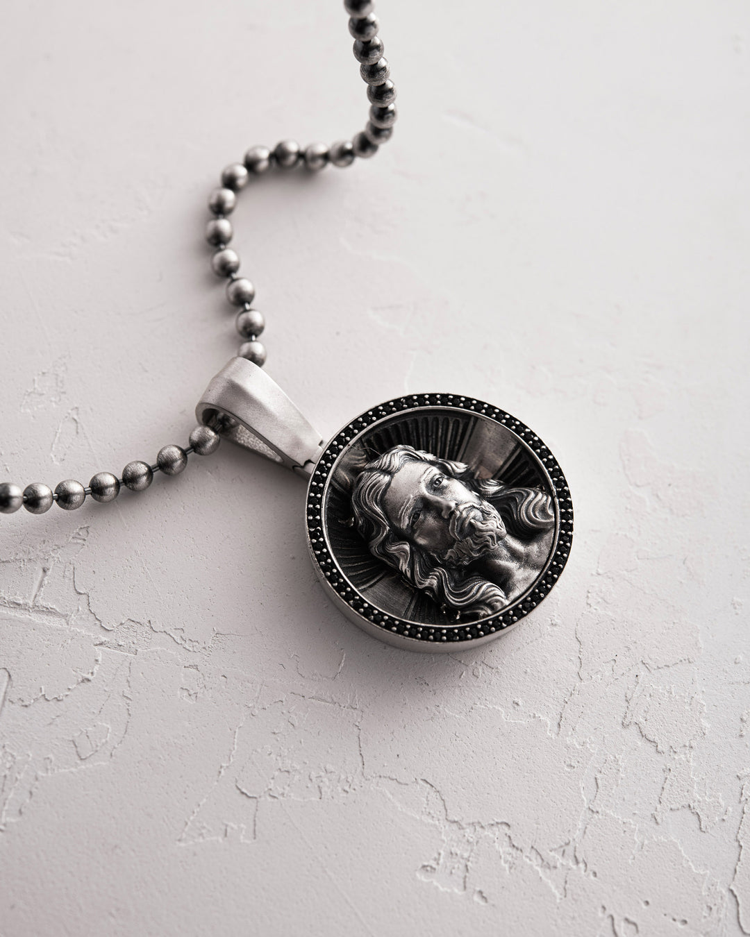 Silver pendant FACE OF JESUS CHRIST