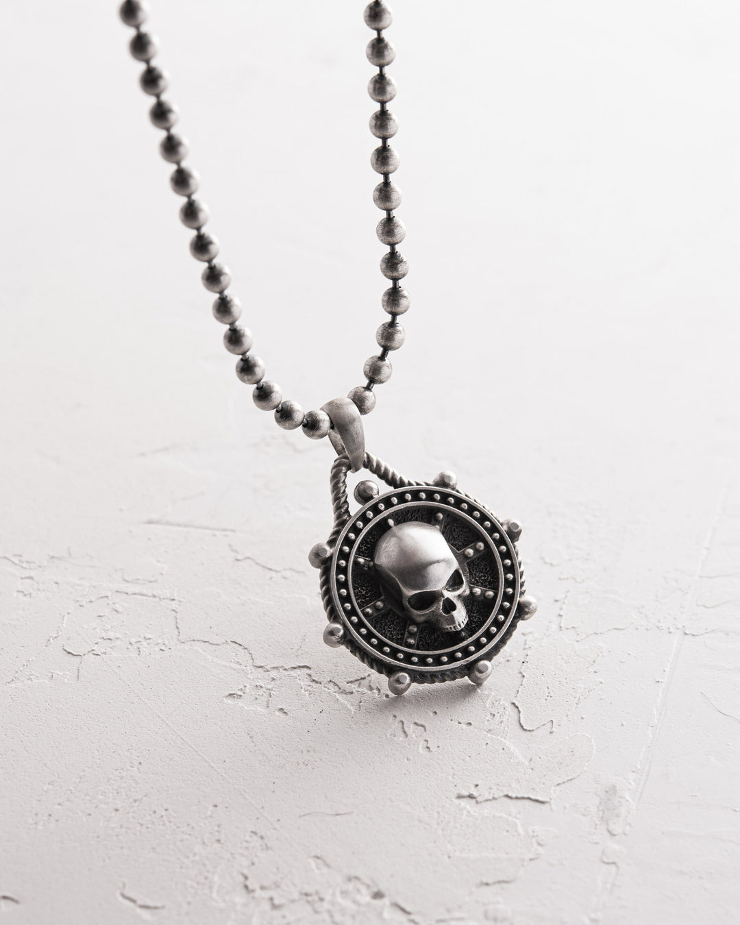 Silver pendant WHEEL OF FATE