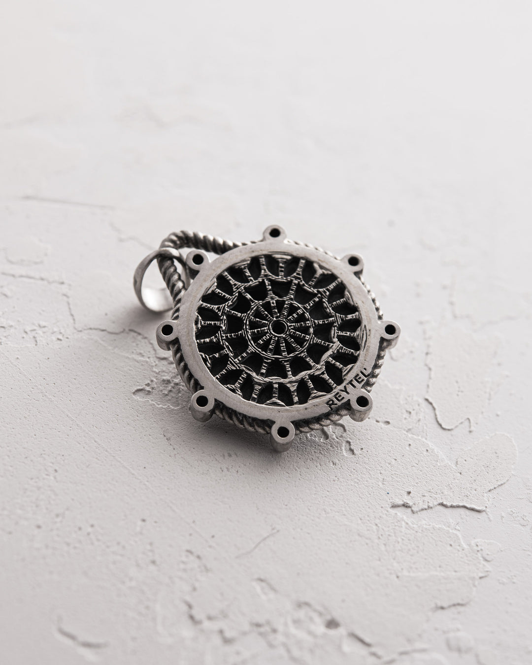 Silver pendant WHEEL OF FATE
