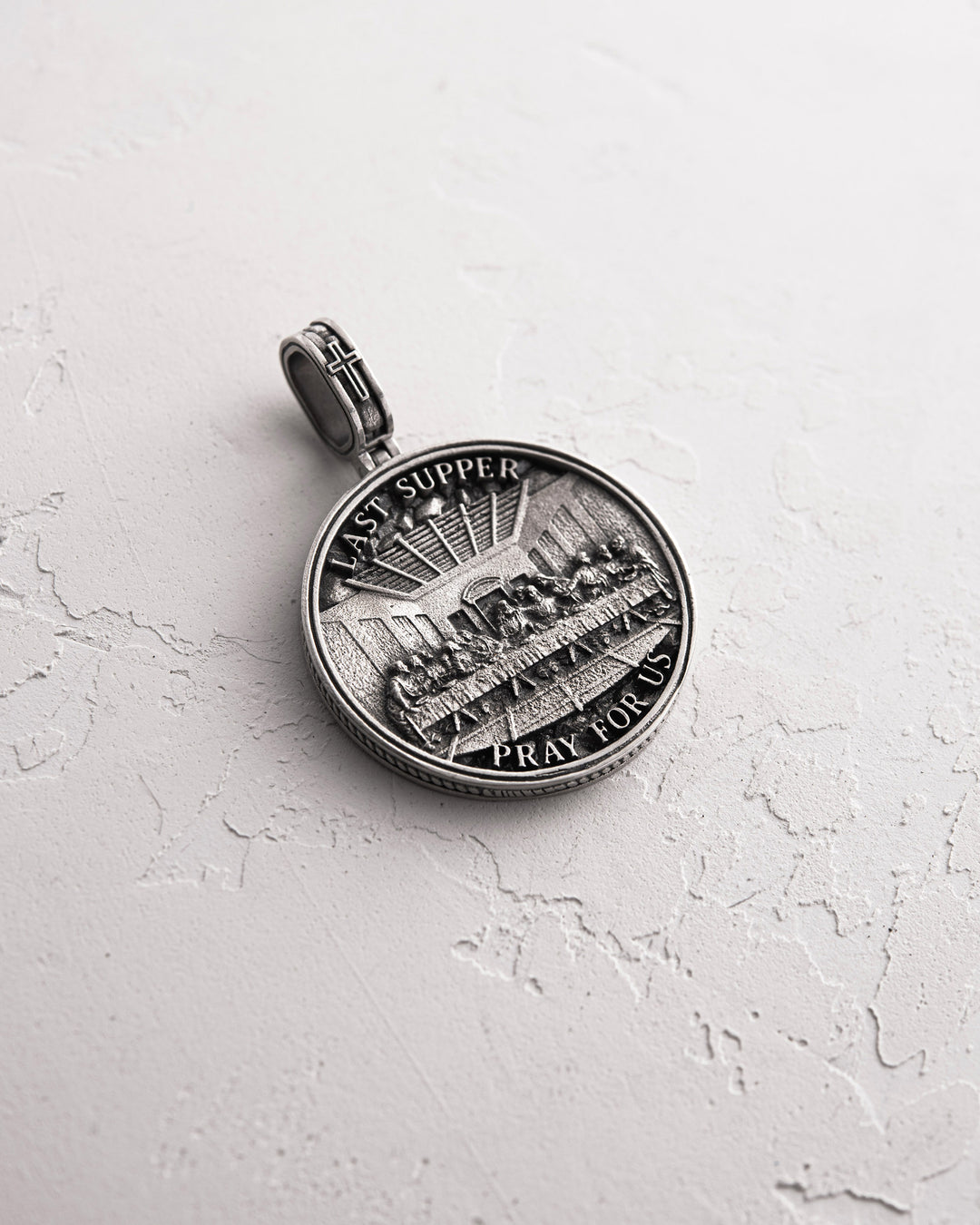 THE LAST SUPPER silver pendant