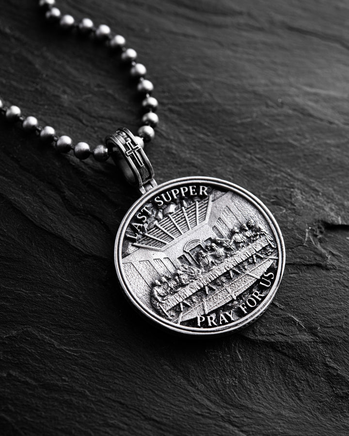THE LAST SUPPER silver pendant