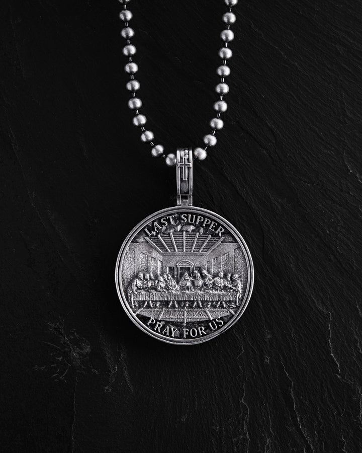 THE LAST SUPPER silver pendant
