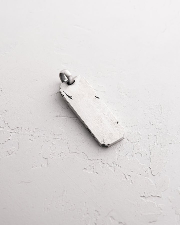 THE BOULDER silver pendant