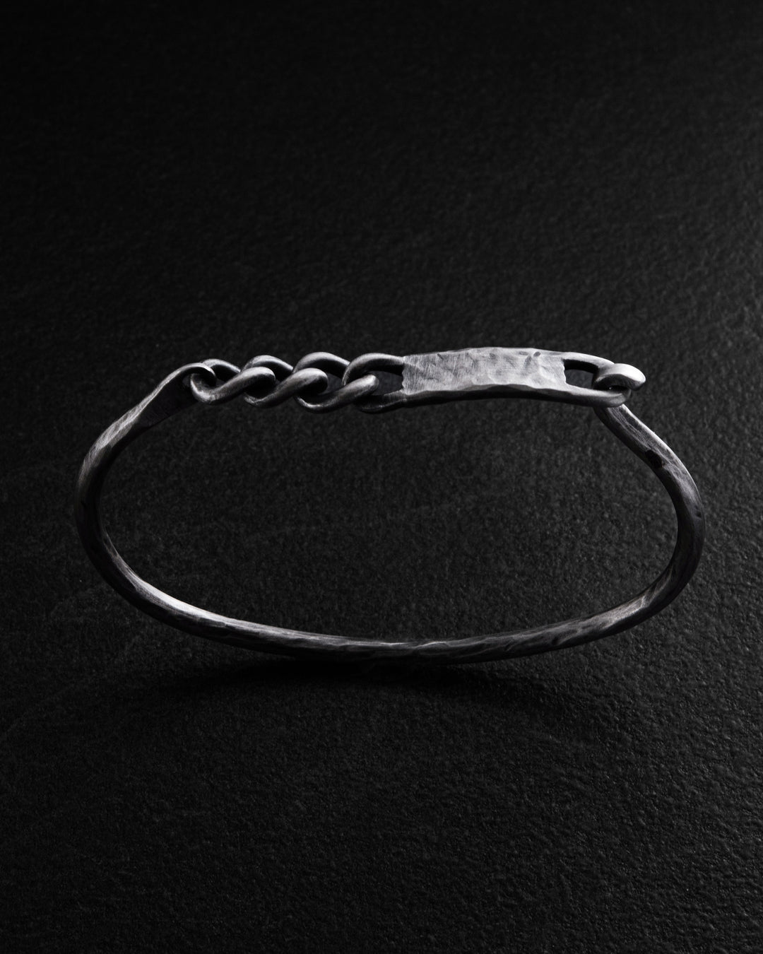 Silver bangle AUSDAUER