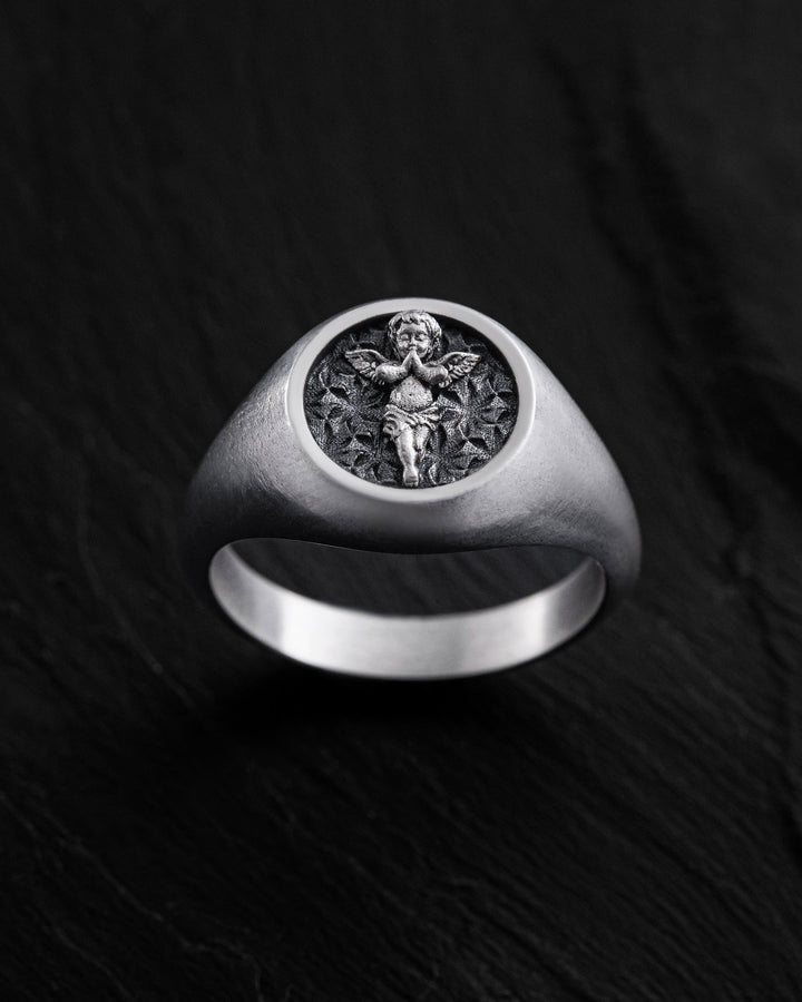 Silver ring ANGEL OF LIGHT
