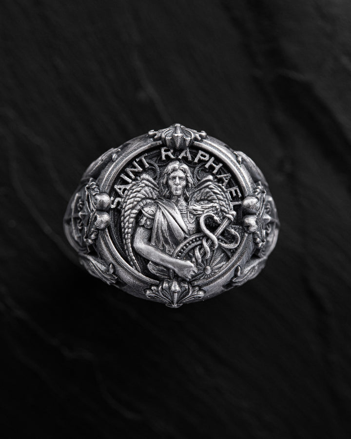 Silver ring SAINT RAPHAEL