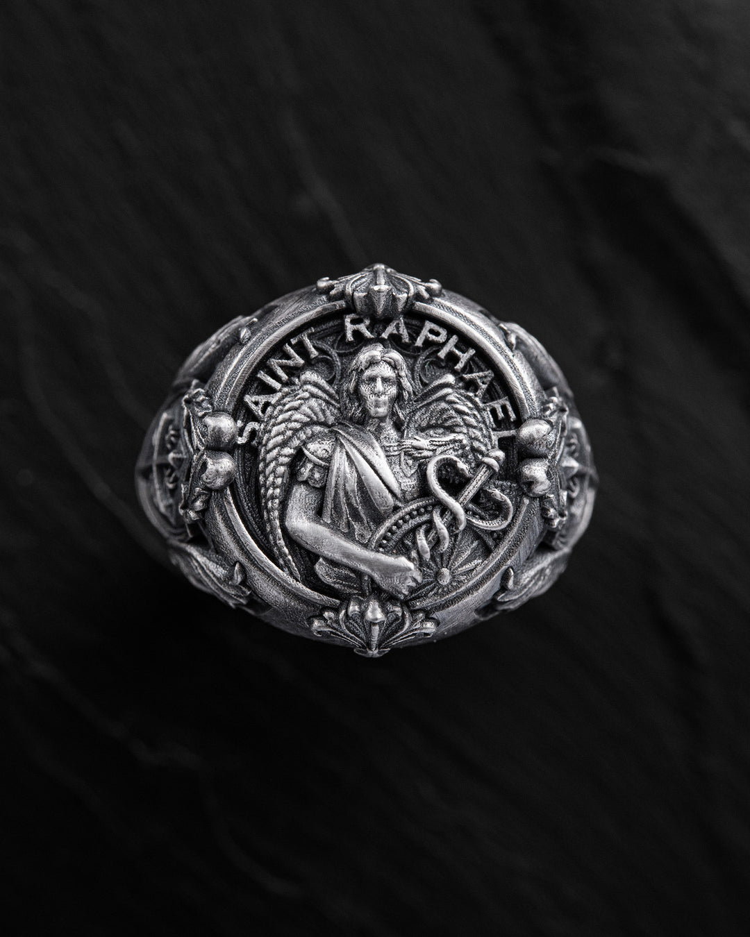 Silver ring SAINT RAPHAEL