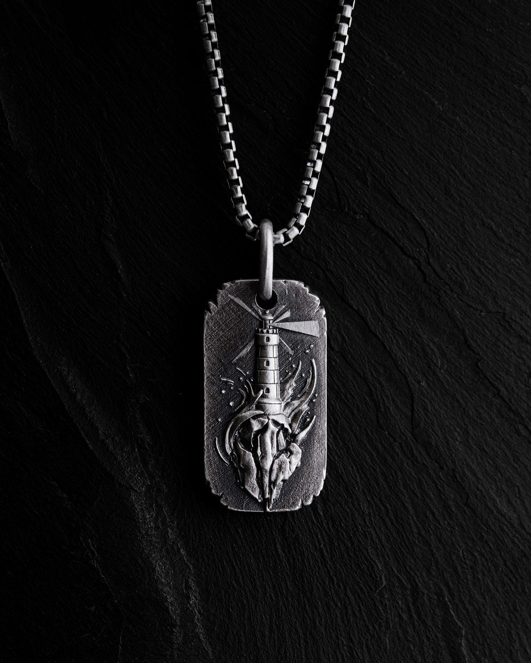 Silver pendant LIGHTHOUSE
