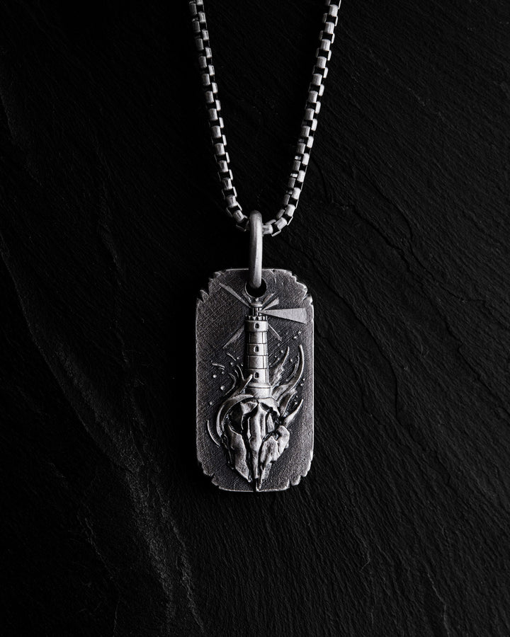 Silver pendant LIGHTHOUSE
