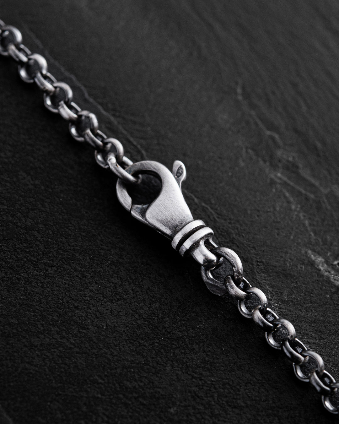 Letter B pendant on a chain