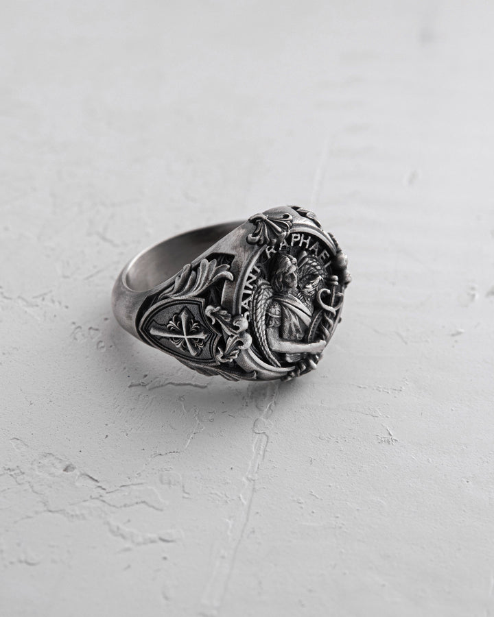 Silver ring SAINT RAPHAEL
