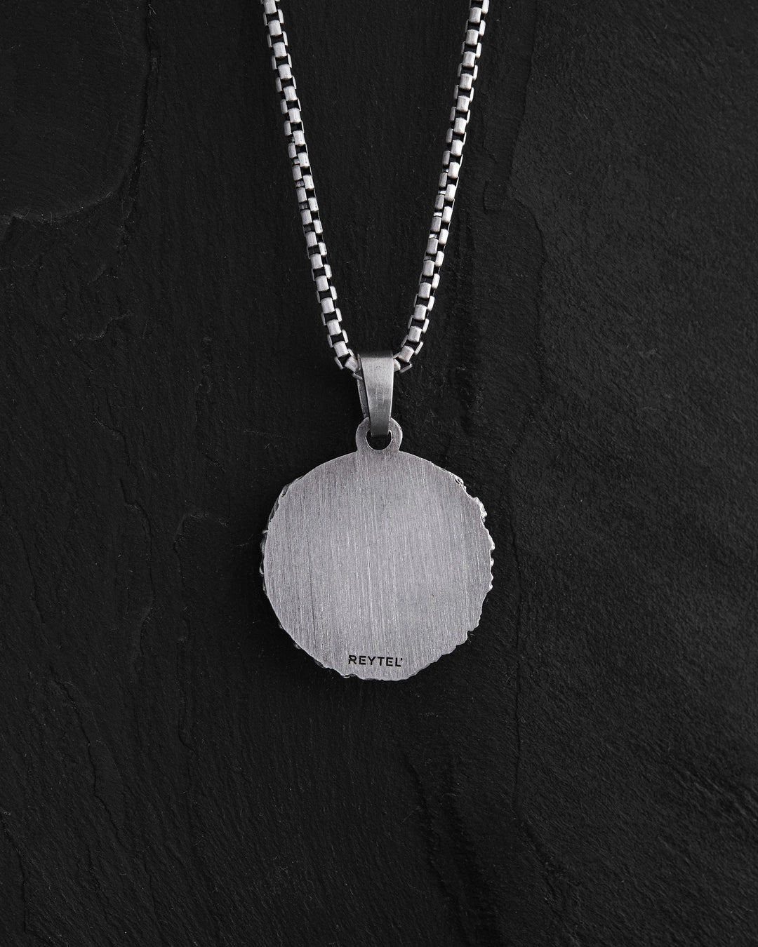 Silver pendant ANGEL AND DEMON