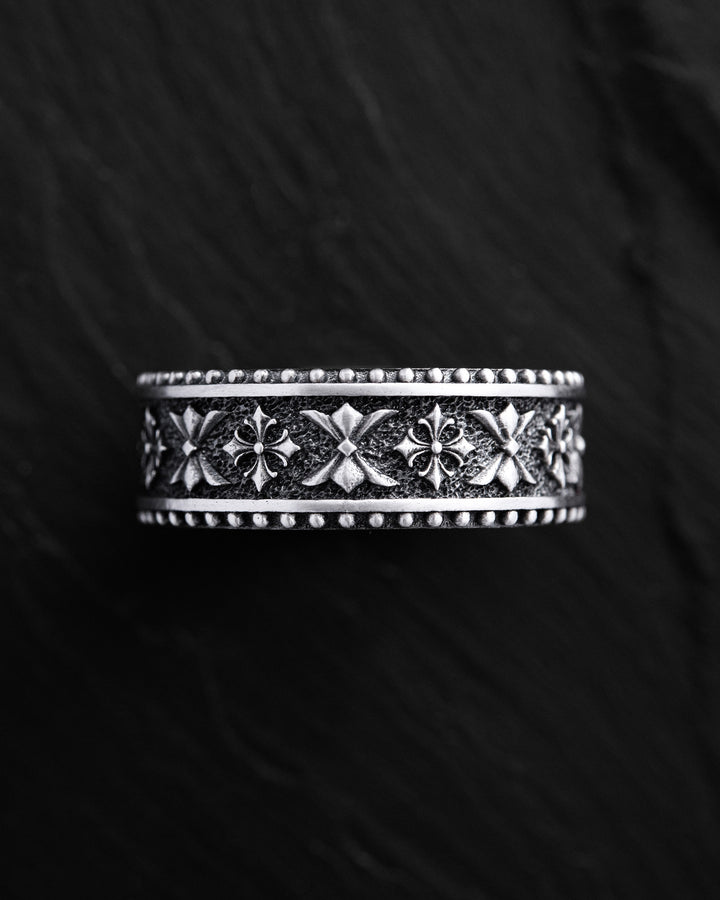Silver ring CELTIC KNIGHT PATTERN