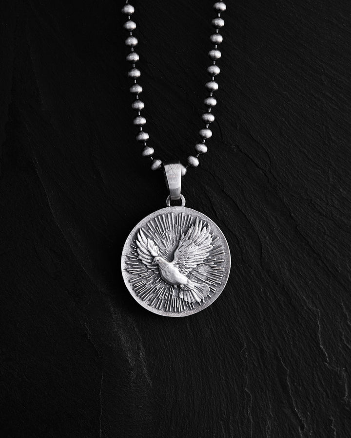 Silver pendant HOLY SPIRIT DOVE
