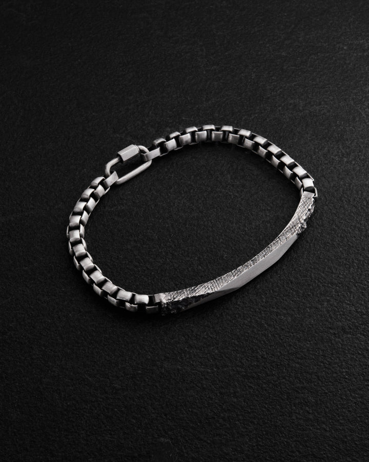 Silver bracelet FORGED