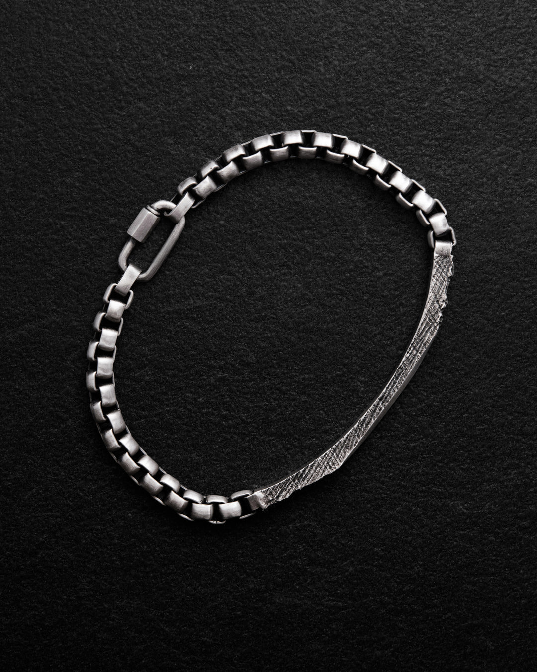 Silver bracelet FORGED