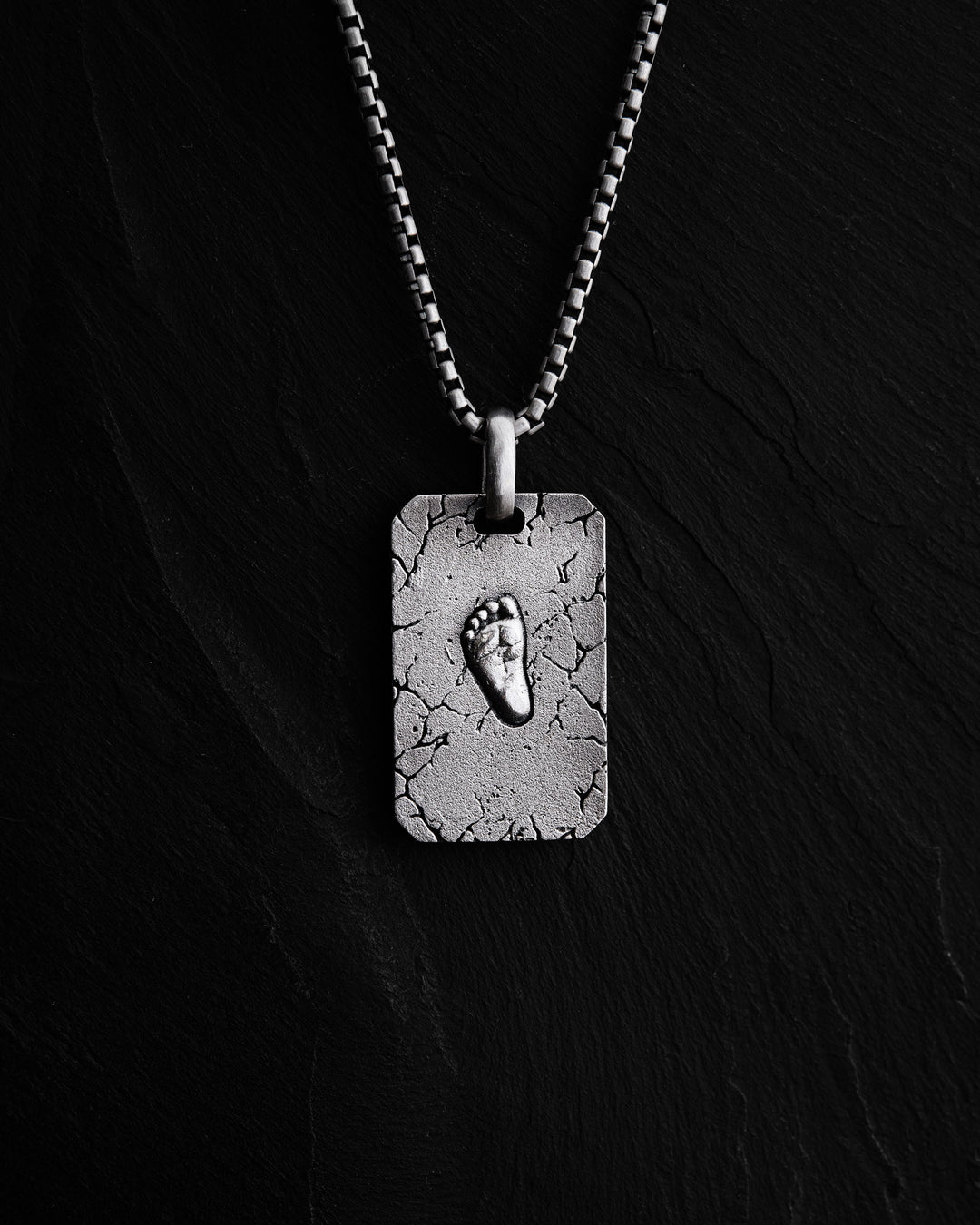 Silver pendant BABY FOOT