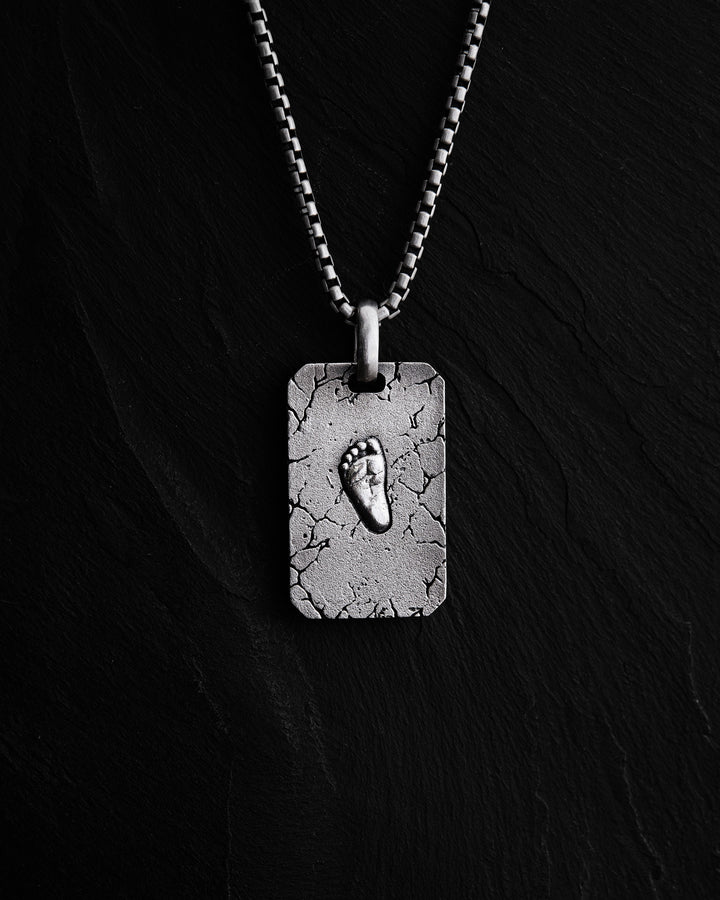 Silver pendant BABY FOOT