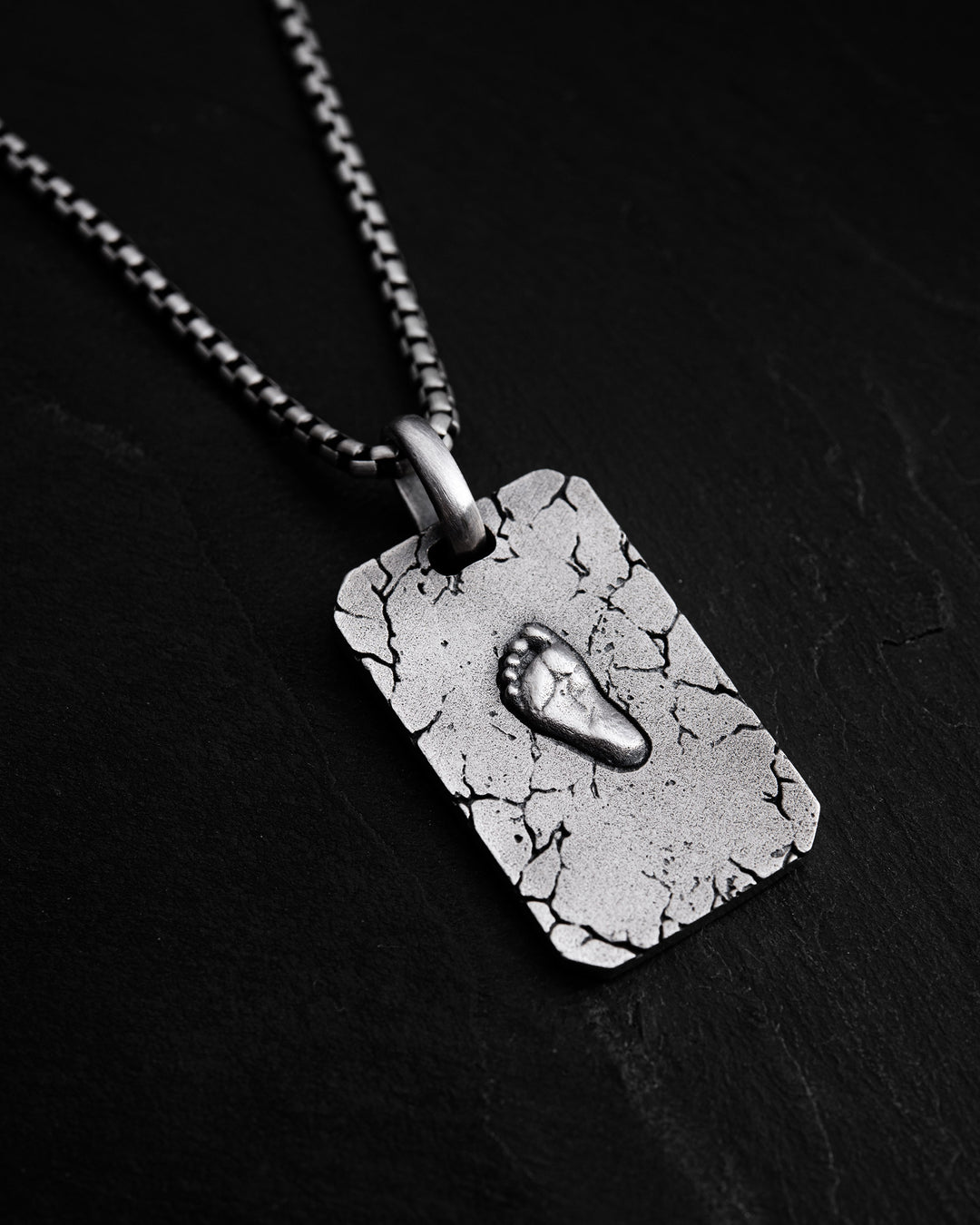 Silver pendant BABY FOOT