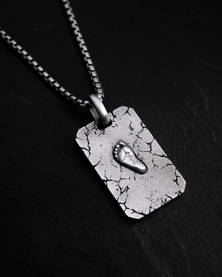 Silver pendant BABY FOOT