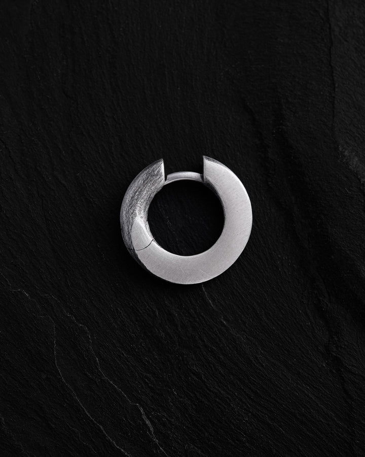 Silver earring - ring RELEASE