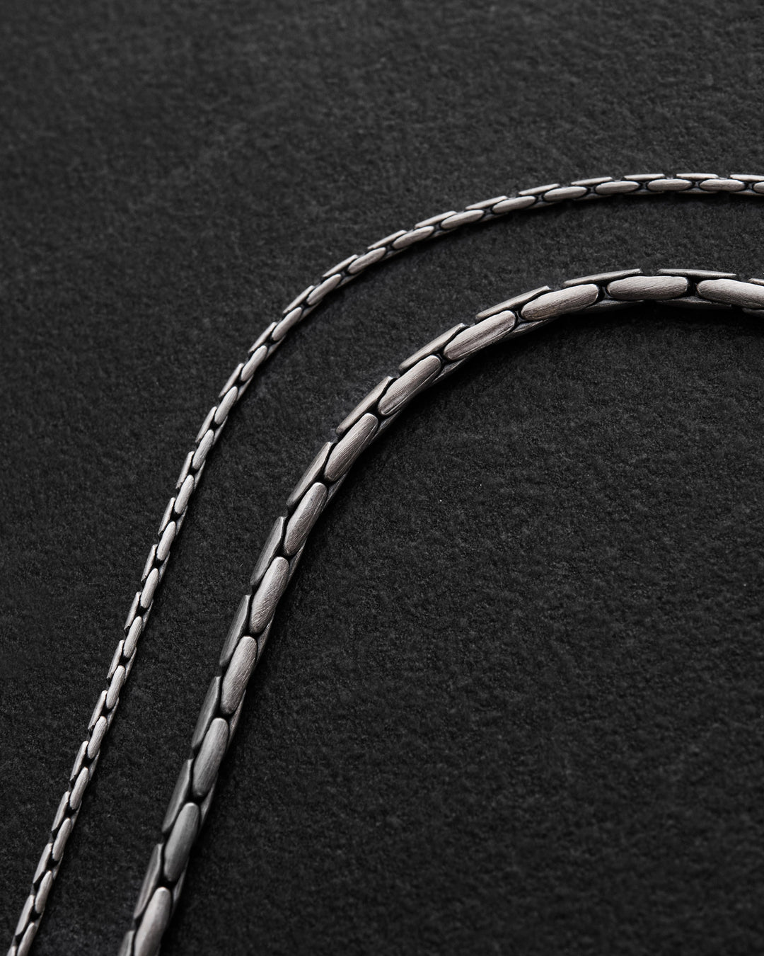 Silver chain - weave CARDANO mini