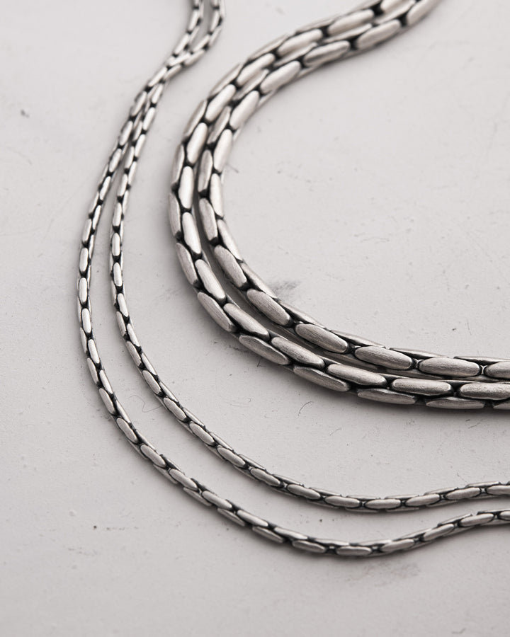 Silver chain - weave CARDANO mini
