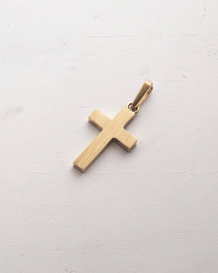 Cross HELIGHET 14k yellow gold
