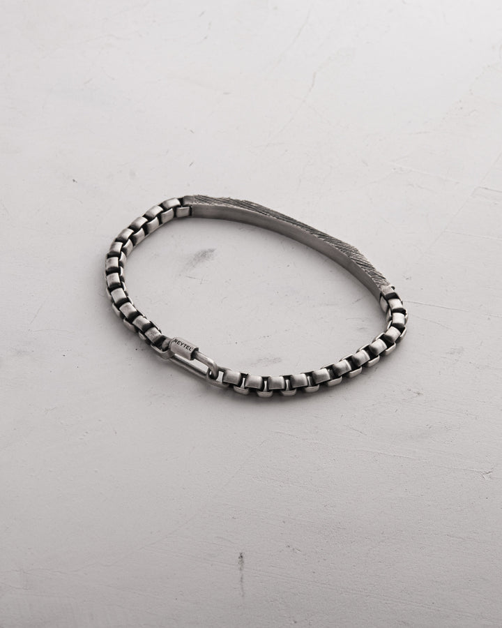 Silver bracelet FORGED