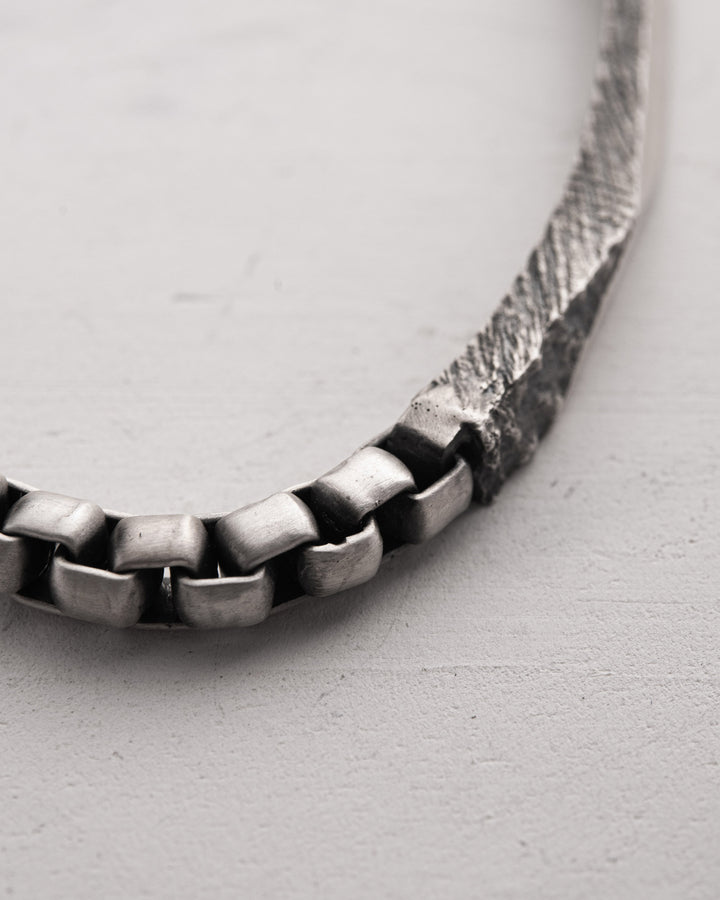 Silver bracelet FORGED