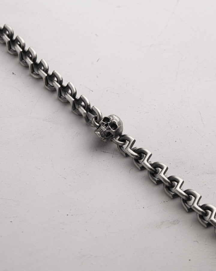 Silver bracelet SKULL