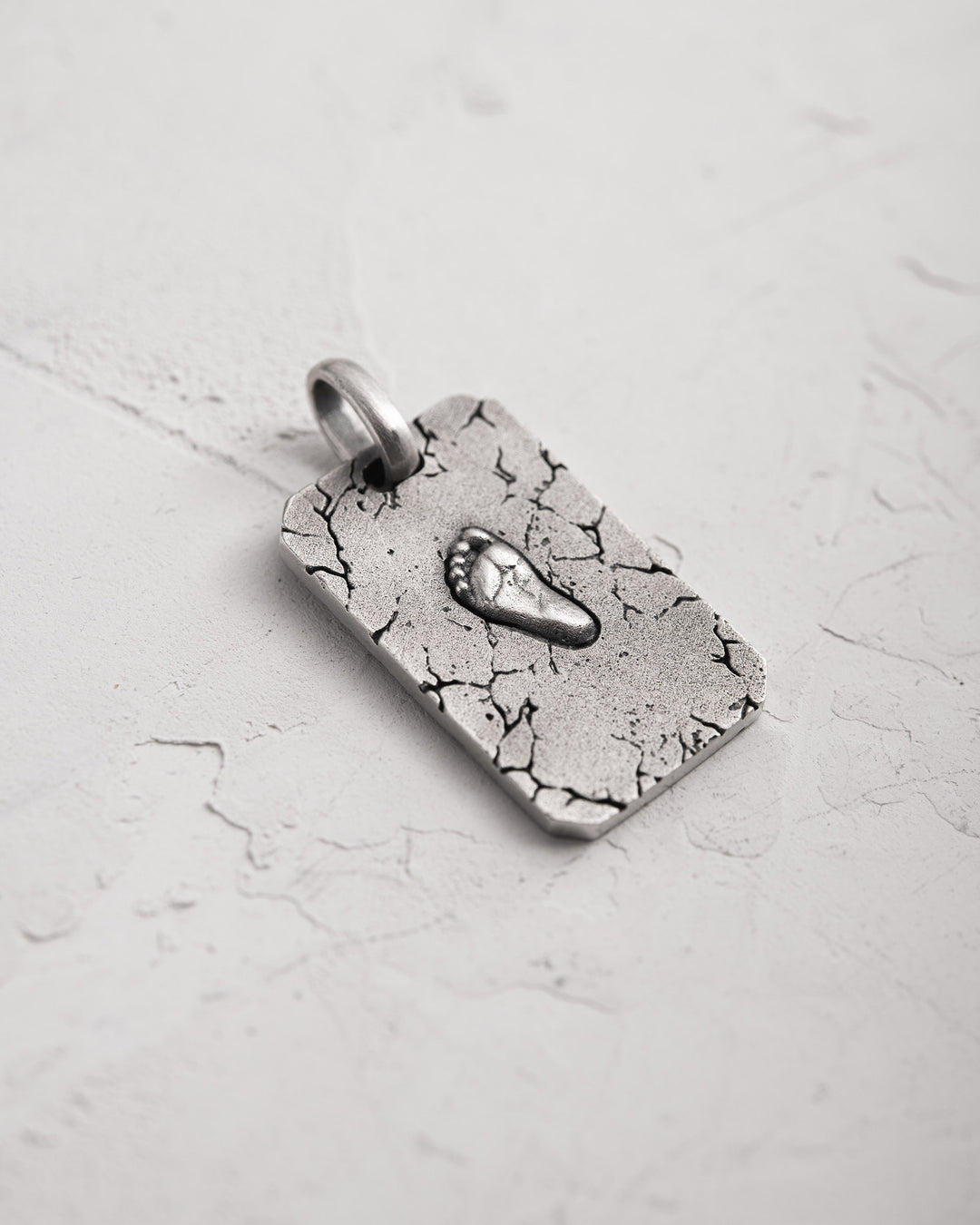 Silver pendant BABY FOOT
