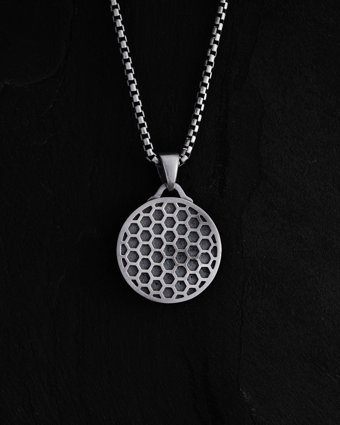 Silver pendant GORGON MEDUSA