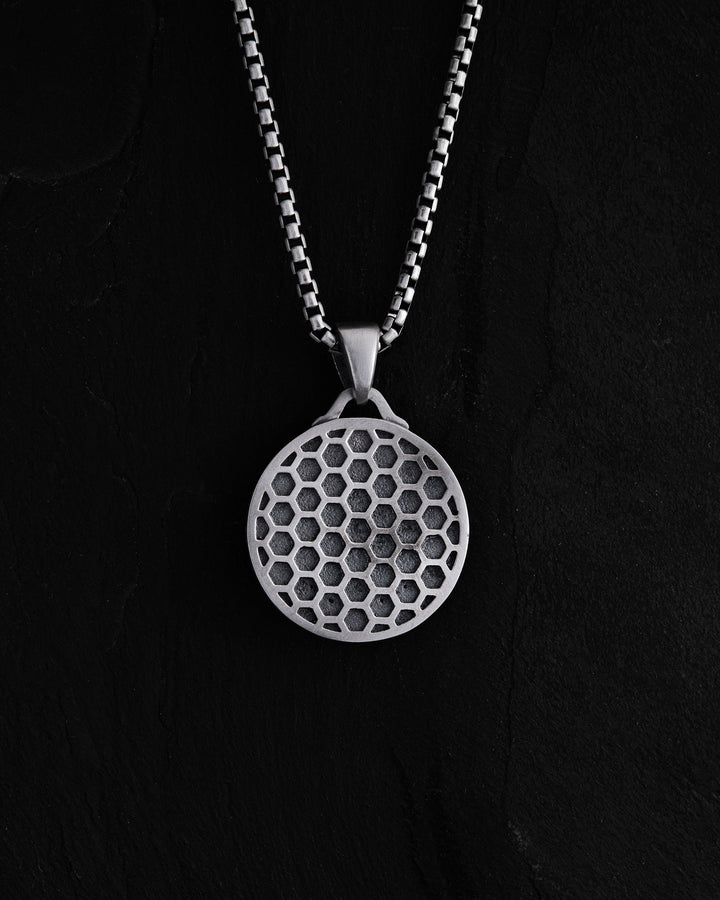 Silver pendant GORGON MEDUSA