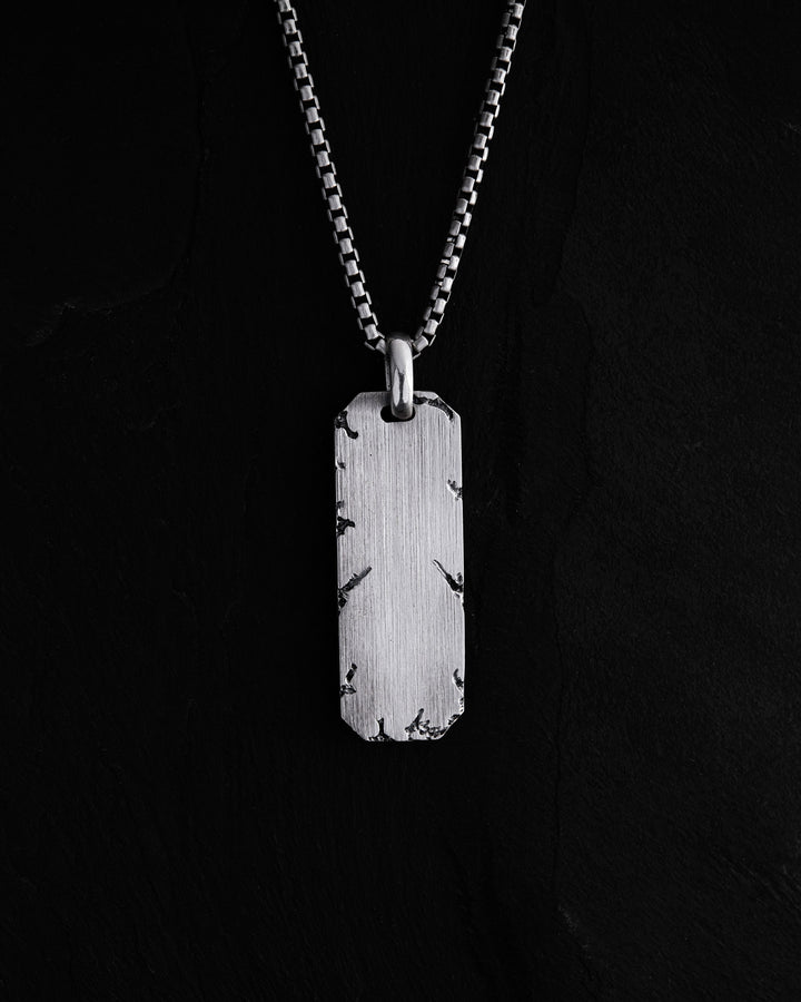 Silver pendant AGAINST THE FLOW