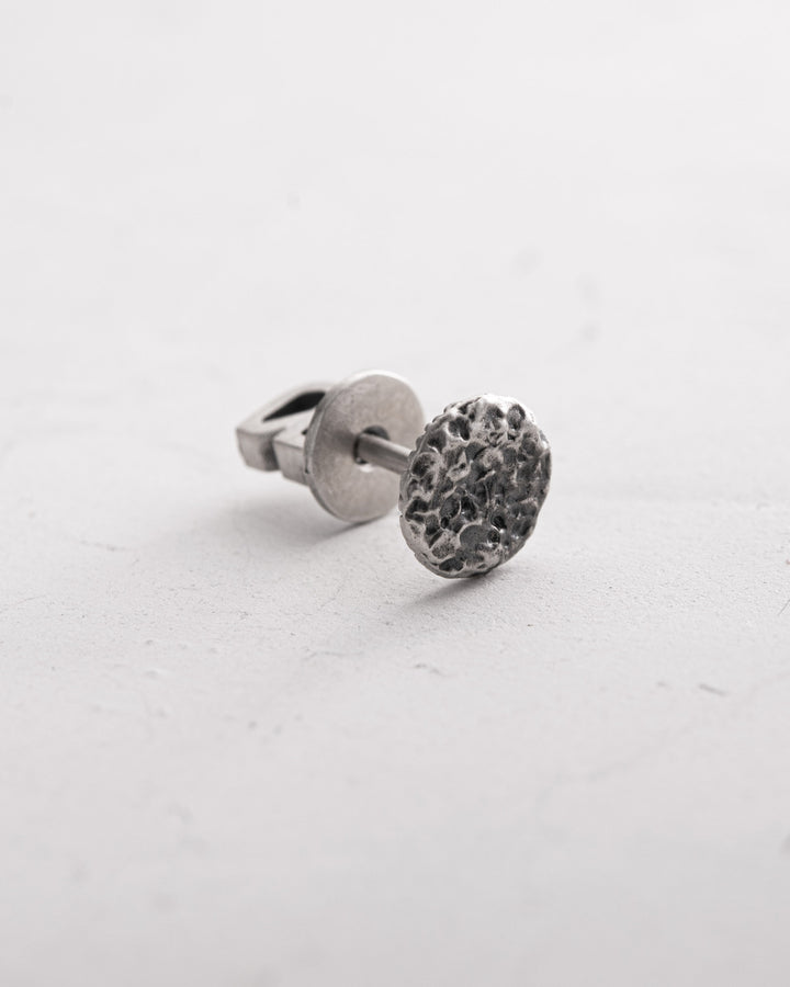 Silver Single Earring MOON