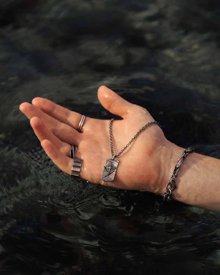 Silver bracelet TURBEN