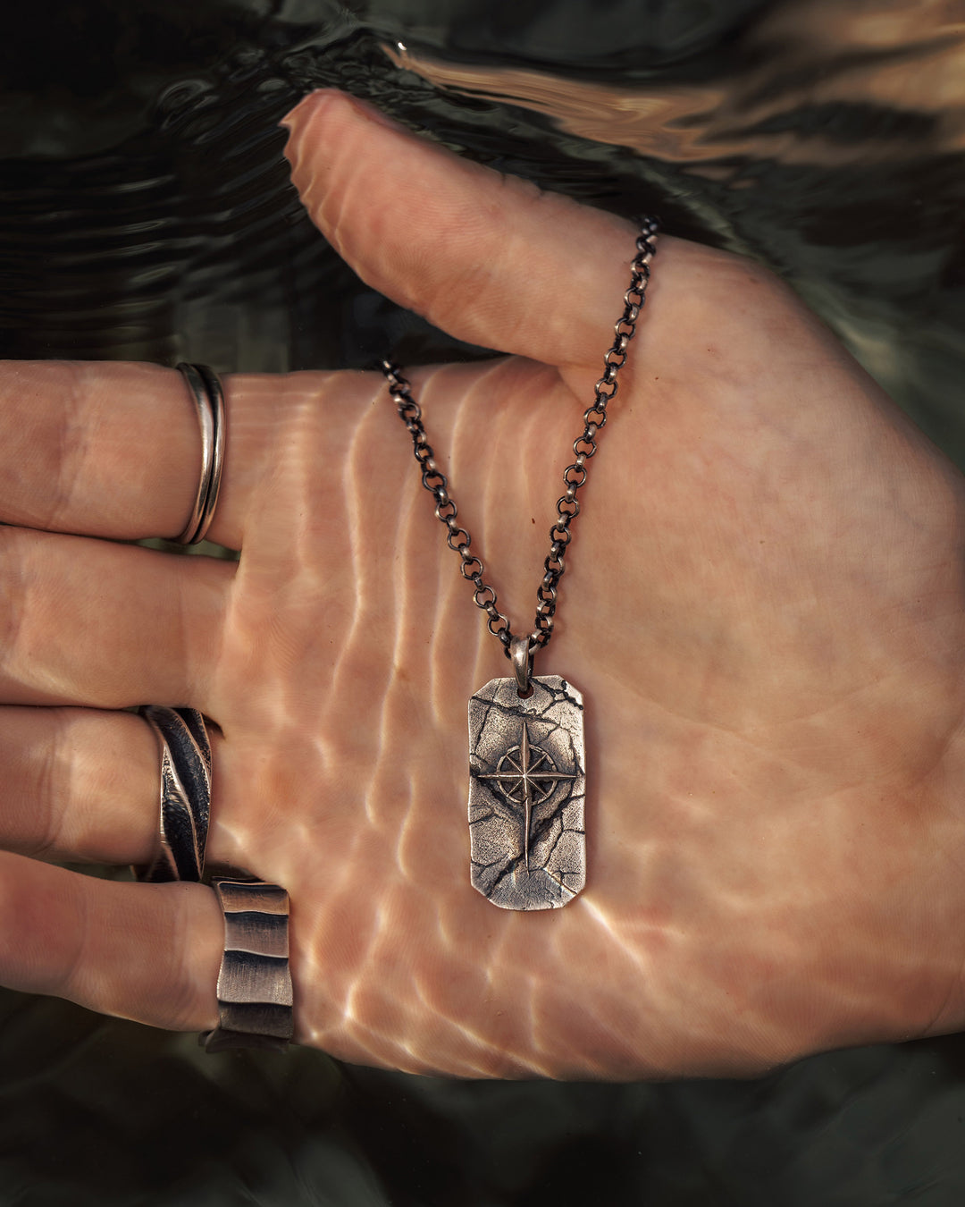 Silver token POLAR STAR