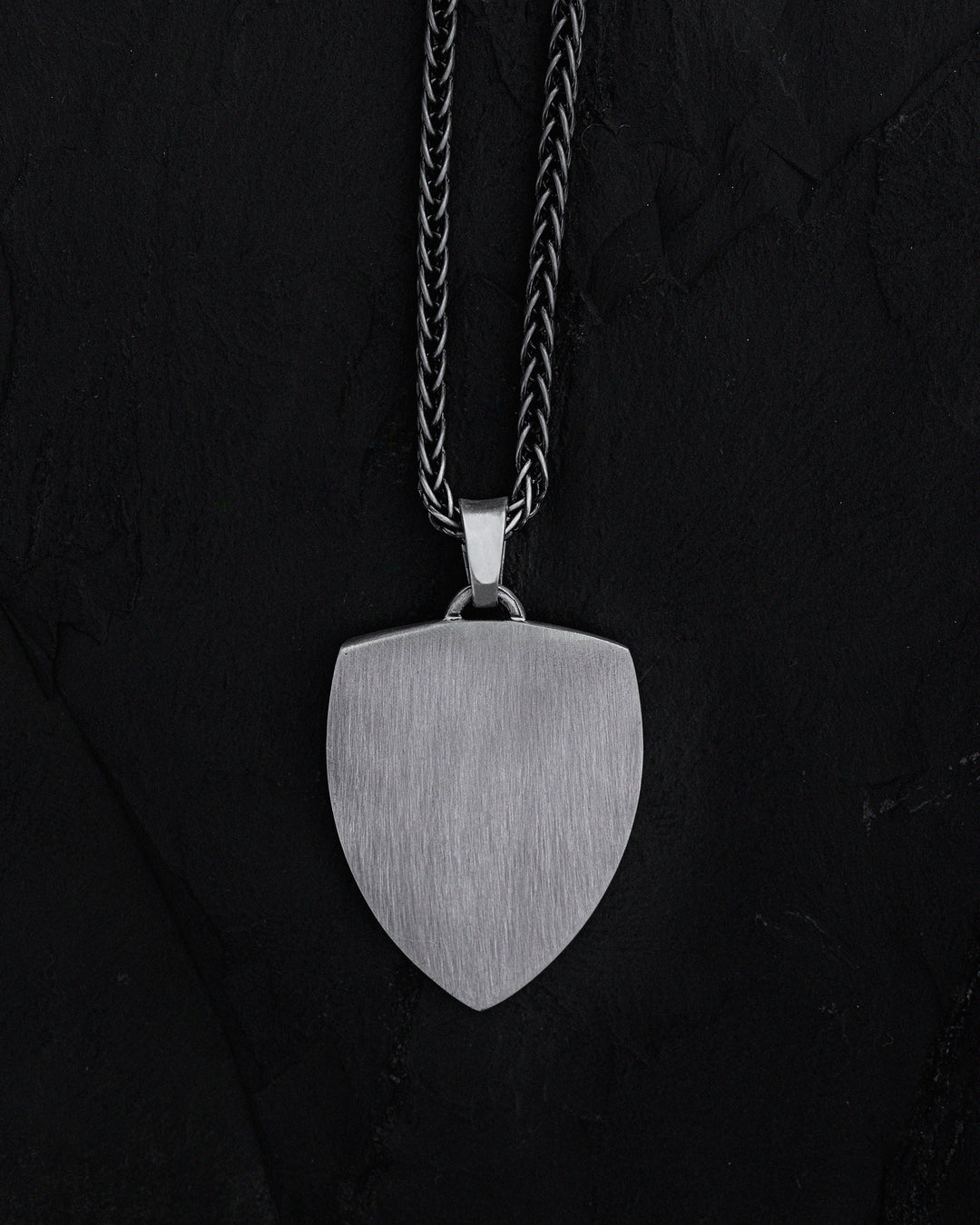 Silver pendant - shield LION