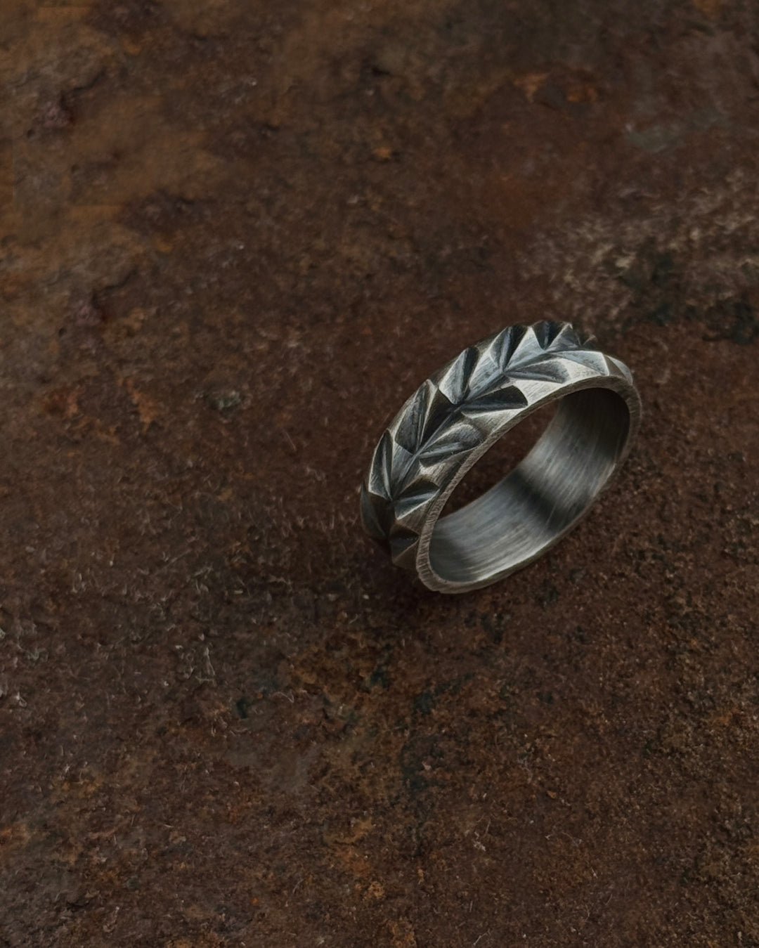 Silver ring EAR OF WHEAT