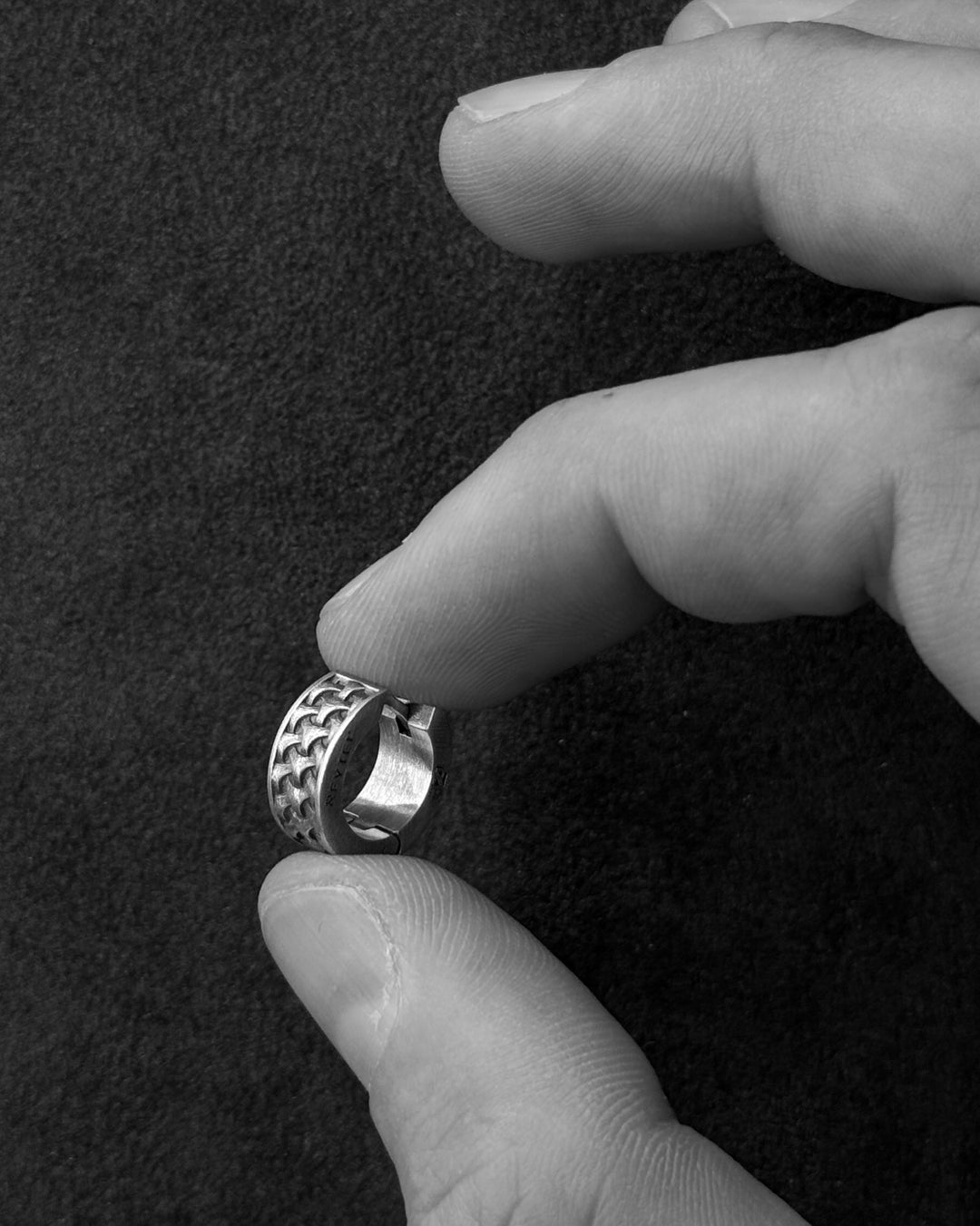 Silver single - earring DEJAVU