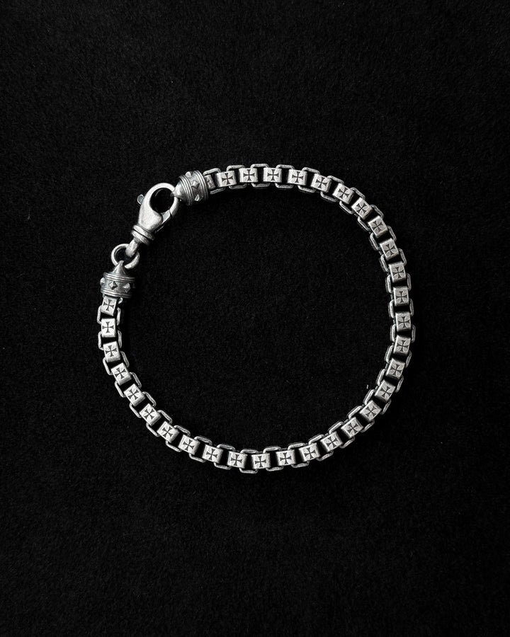 Silver bracelet MALTESE CROSS