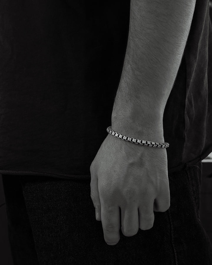 Silver bracelet MALTESE CROSS