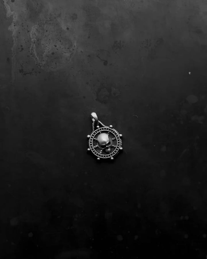 Silver pendant WHEEL OF FATE