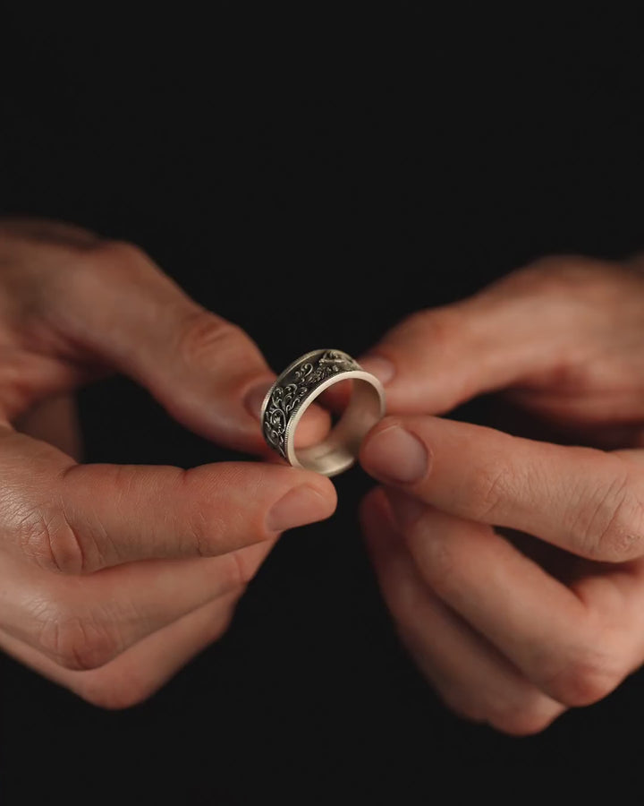 Silver ring ARCHANGEL MICHAEL