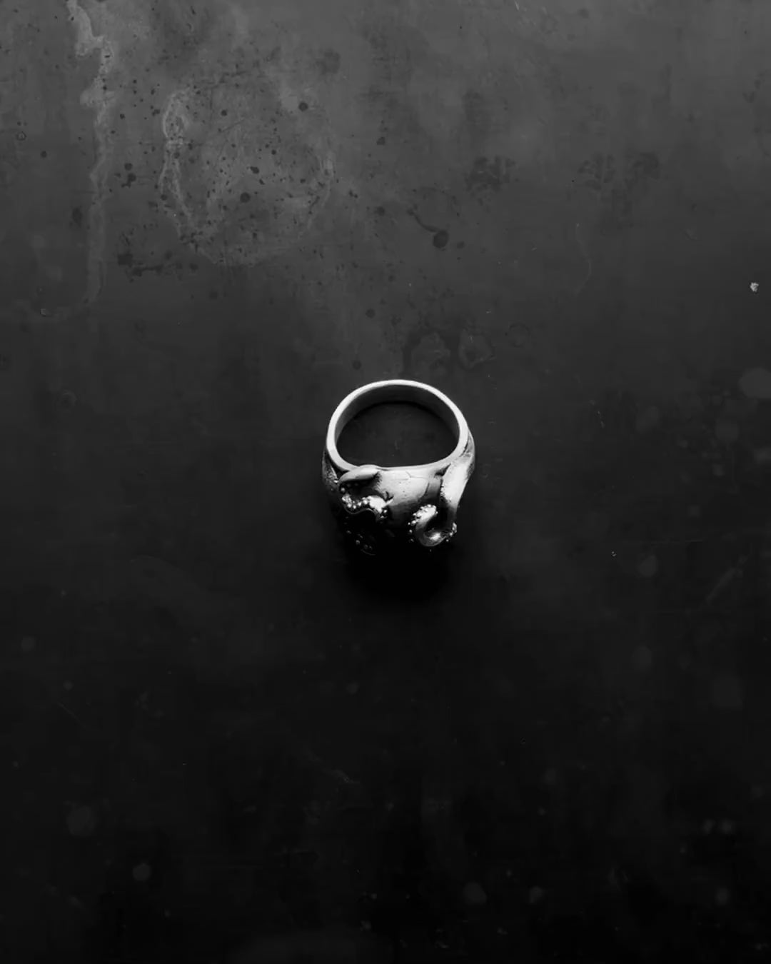 SEA SKULL silver ring